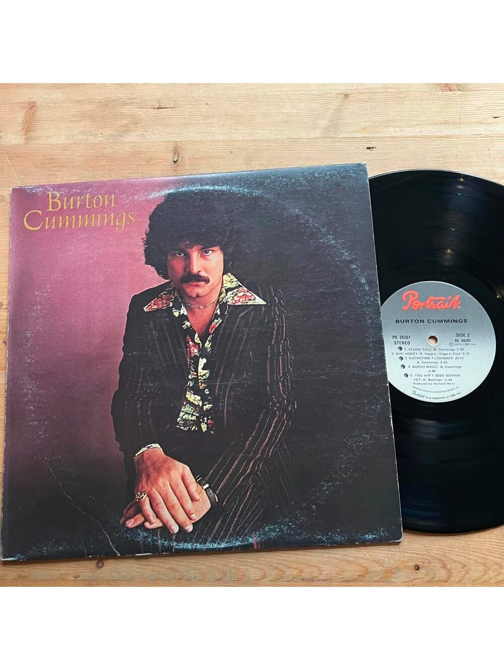 Burton Cummings - Burton Cummings 33rpm VG+ VR27